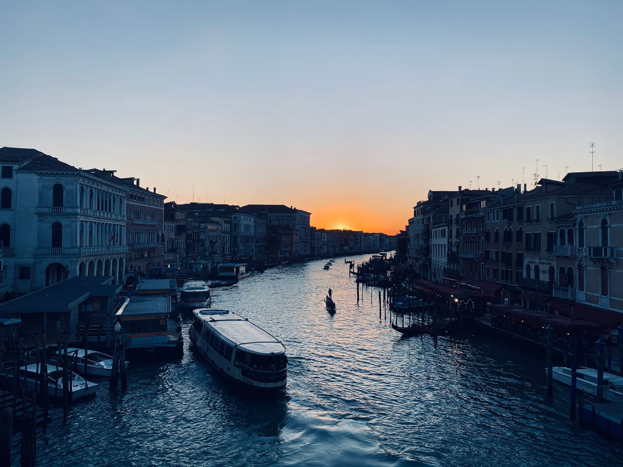 Grand Canal at sunset
